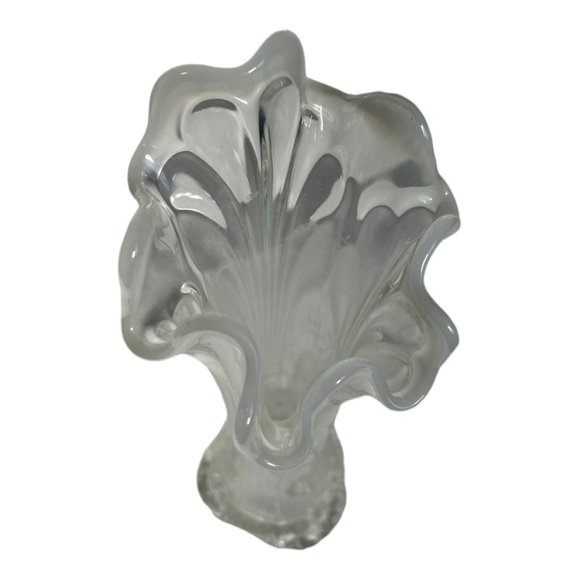 Vintage Swung Vase‎ Opalescent White - Picture 7 of 8